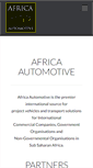 Mobile Screenshot of africaautomotive.dk