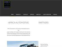 Tablet Screenshot of africaautomotive.dk